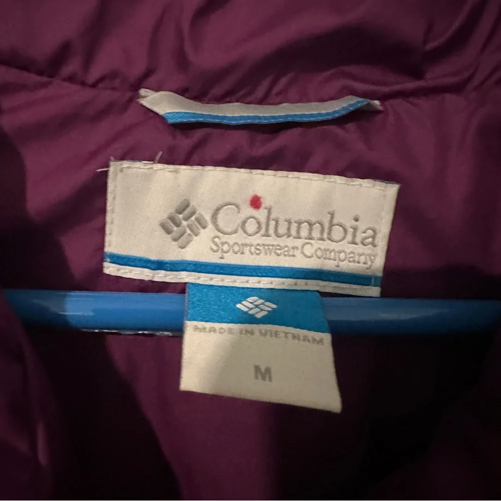 Columbia Women's Puffer Coat Purple Size‎ Medium Excellent condition